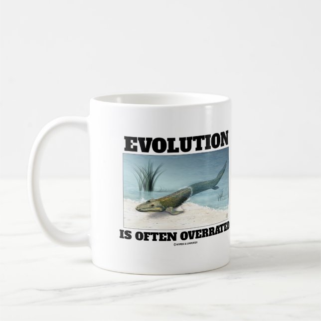 Evolution wird oft überbewertet Fishapod Tiktaalik Kaffeetasse (Links)