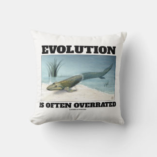 Evolution wird oft überbewertet Fishapod Tiktaalik Kissen