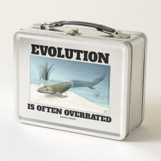 Evolution wird oft überbewertet Fishapod Tiktaalik Metall Brotdose