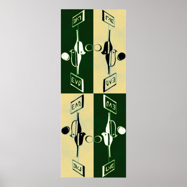 Evolution Yin und Yang Poster (Vorne)