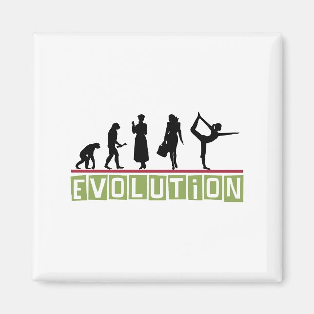 Evolution Yoga Magnet (Vorne)