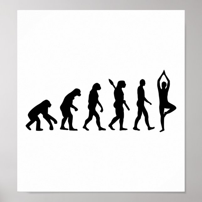 Evolution Yoga Poster (Vorne)