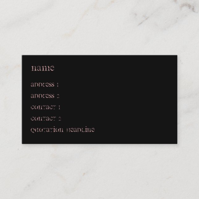 Evolution Zombie Visitenkarte (Vorderseite)