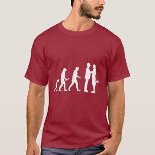 Evolution zur Eheschließung von Schwulen - T-Shirt