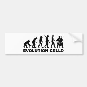 EvolutionCello Autoaufkleber