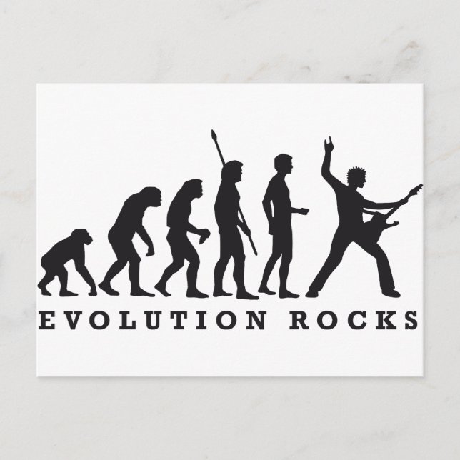 Evolutionen Postkarte (Vorderseite)