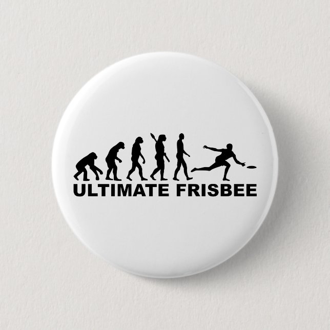 Evolutionentscheidender Frisbee Button (Vorderseite)