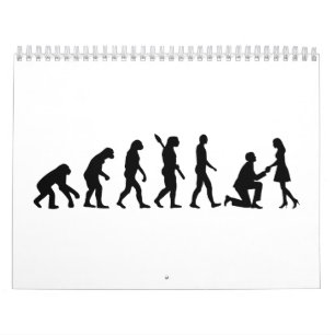 Evolutions-Hochzeitsantrag Kalender