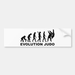 Evolutions-Judo Autoaufkleber