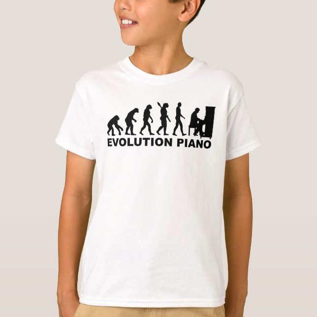 Evolutions-Klavier T-Shirt (Vorderseite)
