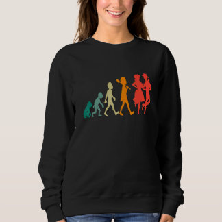 Evolutions-Square-Dance lustig Retro Sweatshirt