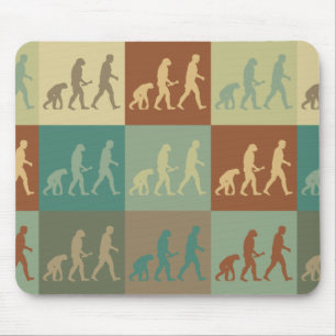 Evolutionsbiologie-Pop-Kunst Mousepad