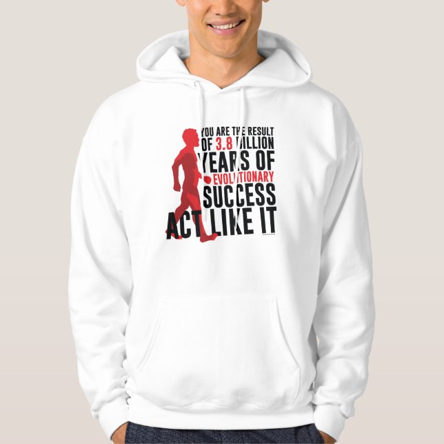 Evolutionserfolg Hoodie (Vorderseite)