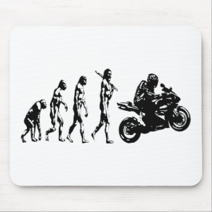 Evolutionsfahrrad Mousepad