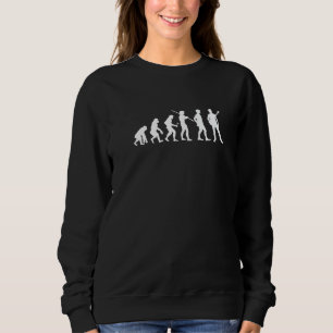 Evolutionsgitarre Gitarrenspieler Gitarrist Musik Sweatshirt