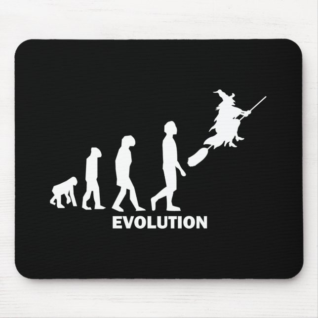 Evolutionshexe Mousepad (Vorne)