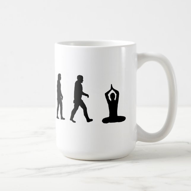 Evolutionsyoga Kaffeetasse (Rechts)