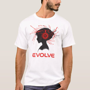 Evolve - Cyberpunk der künstlichen Intelligenz T-Shirt