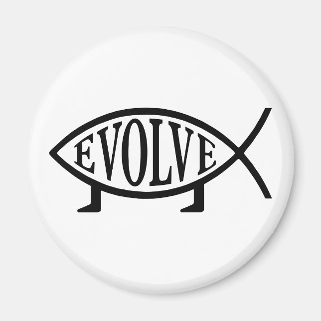 Evolve Fish Magnet (Vorne)