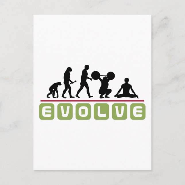 Evolve Yoga Gift Postkarte (Vorderseite)