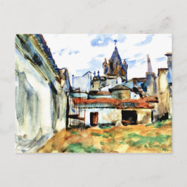 Evora, Portugal - Kunstmalerei Postkarte