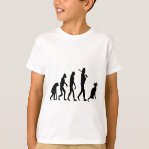 Evoultion Katze "wir glauben" - lustigen T-Shirt