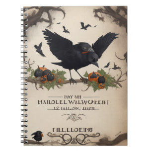 Evozieren Sie Halloween-Magie mit unserem modernen Notizblock