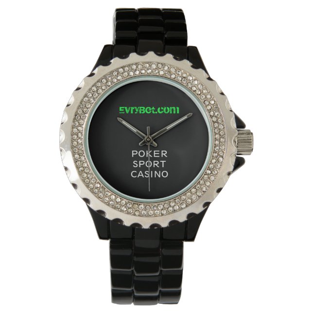 EvryBet Watch Black Armbanduhr (Vorderseite)