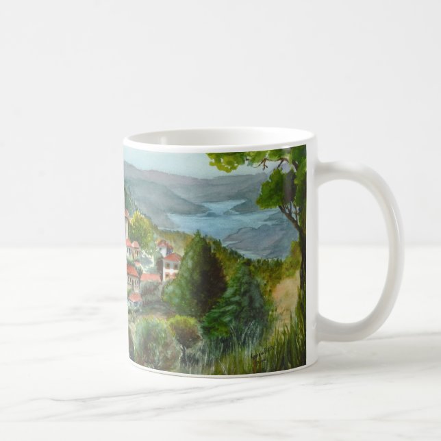 Evrytania Karpenisi Fidakia Kaffeetasse (Rechts)