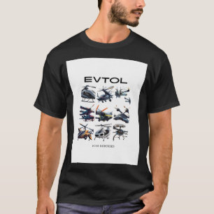 EVTOL 2028 Erinnerungen für das Lufttaxi AAM UAM V T-Shirt