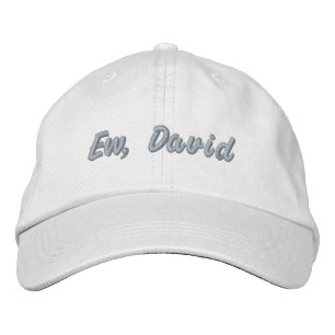 Ew, David Pink Lettering Bestickte Baseballkappe