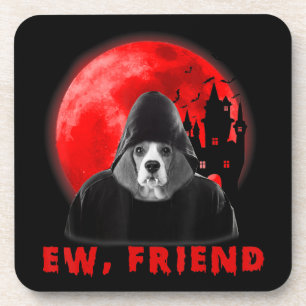 Ew, Friend Beagle Hund Halloween Hund Vampir Gesch Getränkeuntersetzer