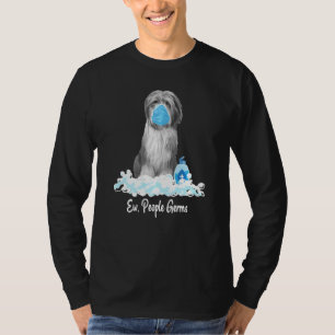 Ew Leute keimen gebärdet Collie Hund tragen ein Ge T-Shirt