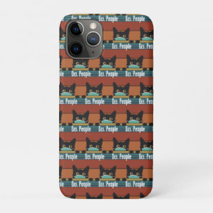 Ew Leute Lustiges Introvert Geschenk Katzen Gesich Case-Mate iPhone Hülle
