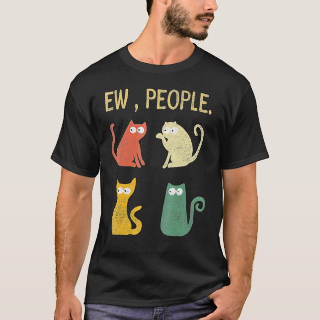 Ew Leute Meowy Katze  Essentia 1 T-Shirt (Vorderseite)