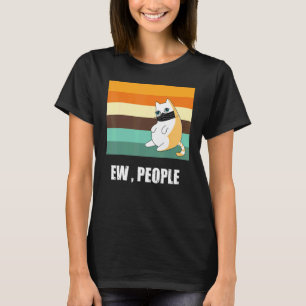 Ew Leute  Niedliche Blaue Augen Katze Trägt T-Shirt