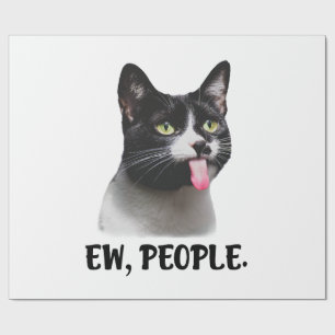 Ew Leute süße Katzen-Meme Geschenkpapier