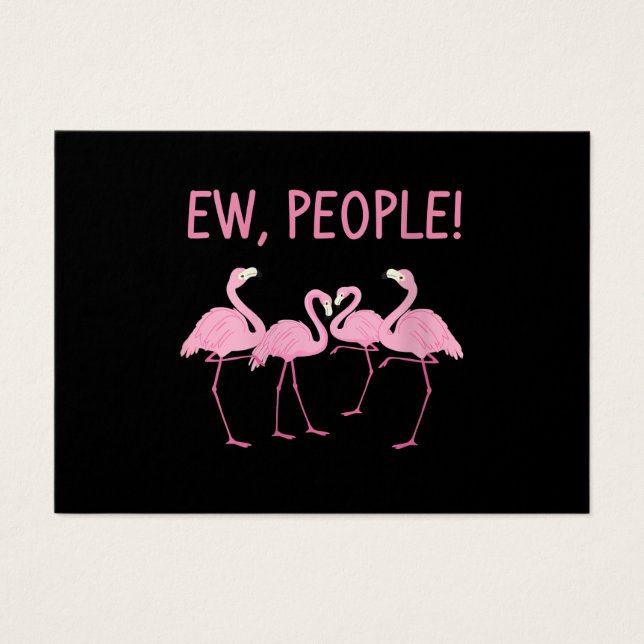 Ew Menschen Flamingo soziale Distanz tropischen (Vorderseite)
