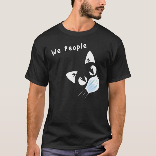 Ew People Black Cat Ew Menschen Niedlich Ca T-Shirt (Vorderseite)