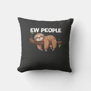 Ew People Faultier T-Shirt Kissen