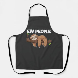 Ew People Faultier T-Shirt Schürze