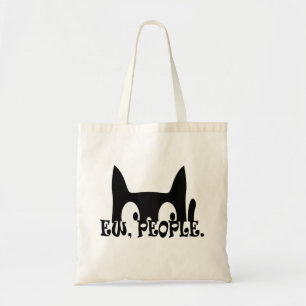 Ew People Funny Black Cat Tragetasche