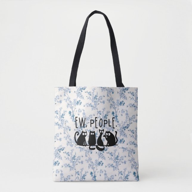 Ew People Funny Meowy Black Cats (Vorderseite)