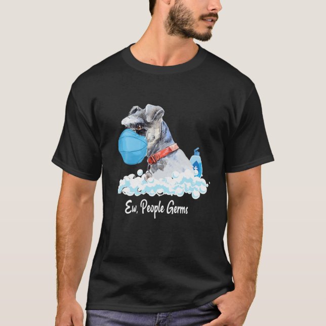 Ew People Germs Schnauzer Welpenhühner Tragefläche T-Shirt (Vorderseite)