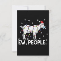 Ew People Goat Gift Santa Funny Goat Xmas Geschenk