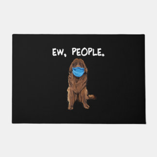 Ew People | Newfie Dog Wear Face Mask Geschenk Fußmatte