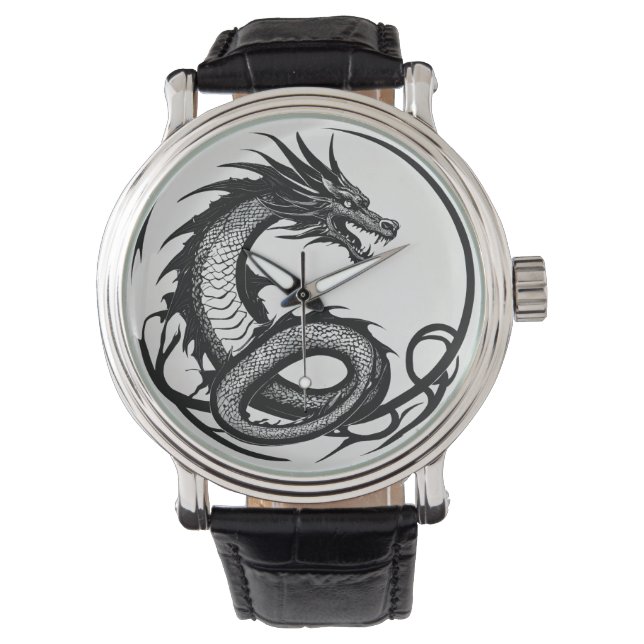 eWatch Dragon Design. Armbanduhr (Vorderseite)