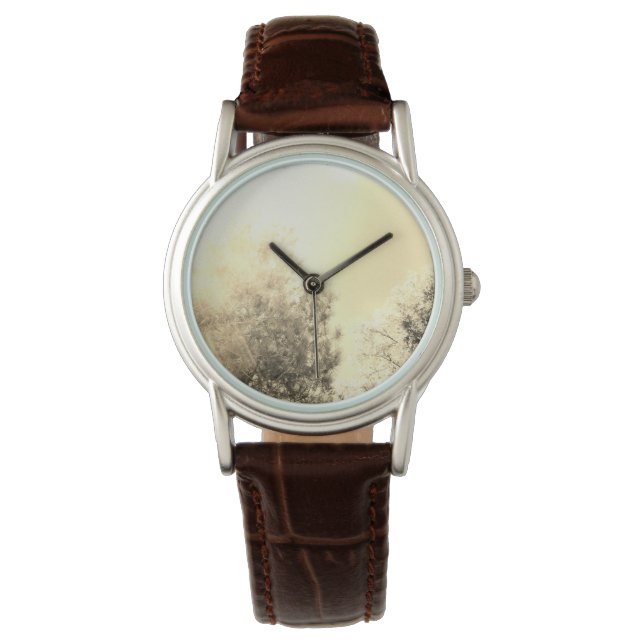 eWatch - Frauen im coolen Öko-Design Armbanduhr (Vorderseite)