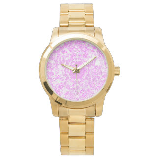 eWatch in Rosa und Gold Armbanduhr
