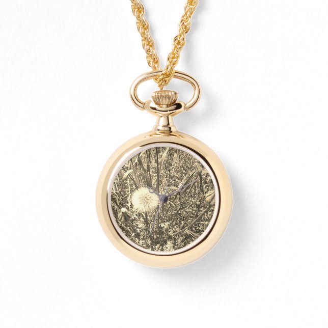 eWatch NECKLACE COOL ÖKO STILE DESIGN Armbanduhr (Vorderseite)